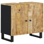 Vidaxl meuble d'�vier 62x33x58 cm bois de manguier et d'ing�nierie