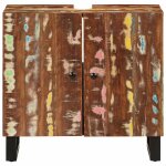 Vidaxl meuble d'vier 62x33x58 cm bois de rcupration et d'ingnierie