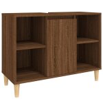 Vidaxl meuble d'vier chne marron 80x33x60 cm bois d'ingnierie