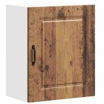 Vidaxl meuble mural de cuisine kalmar en bois d'ing�nierie vieilli
