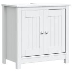 Vidaxl meuble de salle de bain berg blanc 60x34x59 cm bois pin massif