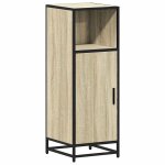 Vidaxl meuble de salle de bain ch�ne sonoma 35x37, 5x100 cm bois d'ing�nierie