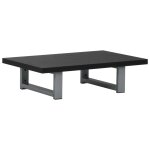Vidaxl meuble de salle de bain noir 60x40x16, 3 cm