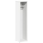 Vidaxl meuble de salle de bain avec porte - rouleau blanc 20, 5x20x90 cm
