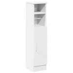 Vidaxl meuble de salle de bain avec porte - rouleau blanc 20, 5x22x90 cm