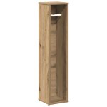 Vidaxl meuble de salle de bain avec porte - rouleau en ch�ne artisanal 20, 5 x 20 x 90 cm