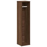 Vidaxl meuble de salle de bain avec porte - rouleau ch�ne brun