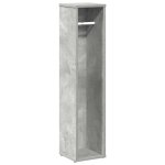 Vidaxl meuble de salle de bain avec porte - rouleau gris b�ton 20, 5 x 20 x 90 cm