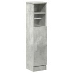 Vidaxl meuble de salle de bain avec porte - rouleau gris b�ton
