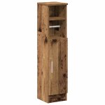Vidaxl meuble de salle de bain avec porte - rouleau vieux bois