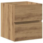 Vidaxl meuble sous - vasque de salle de bain en ch�ne massif 41 x 38, 5 x 45 cm bois d'ing�nierie