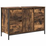Vidaxl meuble sous - vasque avec tiroirs chêne fumé 90x34, 5x60 cm Vidaxl meuble sous - vasque avec tiroirs chêne fumé 90x34, 5x60 cm