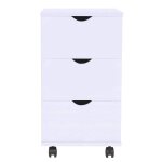 Vidaxl meuble � tiroirs 33x45x60 cm blanc