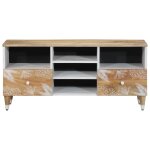 Vidaxl meuble tv 100x33, 5x46 cm bois massif de manguier