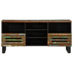 Vidaxl meuble tv 100x34x46 cm bois d'acacia massif