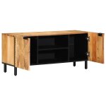 Vidaxl meuble tv 105 x 33 x 46 cm en bois massif d'acacia