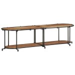 Vidaxl meuble tv 160x42x40 cm bois d'acacia massif