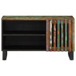 Vidaxl meuble tv 80x34x46 cm bois d'acacia massif