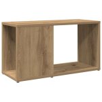 Vidaxl meuble tv chne artisanal 60x24x32 cm bois d'ingnierie