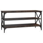 Vidaxl meuble tv chne fum 100x40x50 cm bois d'ingnierie