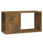 Vidaxl meuble tv chne fum 60x24x32 cm bois d'ingnierie