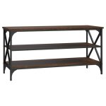 Vidaxl meuble tv chne marron 100x40x50 cm bois d'ingnierie