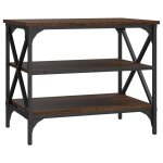 Vidaxl meuble tv chne marron 60x40x50 cm bois d'ingnierie