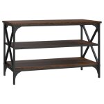 Vidaxl meuble tv chne marron 80x40x50 cm bois d'ingnierie
