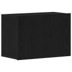 Vidaxl meuble tv chne noir 60x30x41 cm bois d'ingnierie