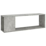 Vidaxl meuble tv gris b�ton 100x24x32 cm bois d'ing�nierie
