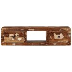 Vidaxl meuble tv mural 100x32x25 cm bois massif de rcupration