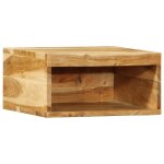 Vidaxl meuble tv mural 40x30x19 cm bois massif d'acacia