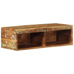 Vidaxl meuble tv mural 60x30x19 cm bois massif de rcupration