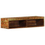 Vidaxl meuble tv mural 80x30x19 cm bois massif de récupération Vidaxl meuble tv mural 80x30x19 cm bois massif de récupération