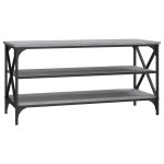 Vidaxl meuble tv sonoma gris 100x40x50 cm bois d'ingnierie