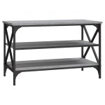 Vidaxl meuble tv sonoma gris 80x40x50 cm bois d'ingnierie