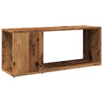 Vidaxl meuble tv vieux bois 80x24x32cm bois d'ing�nierie