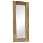 Vidaxl miroir bois massif de manguier 50 x 110 cm