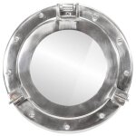 Vidaxl miroir en forme de hublot mural Ø30 cm aluminium et verre Vidaxl miroir en forme de hublot mural Ø30 cm aluminium et verre