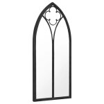 Vidaxl miroir de jardin noir 70x30 cm fer pour utilisation ext�rieure