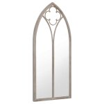 Vidaxl miroir de jardin sable 100x45cm fer pour utilisation extérieure Vidaxl miroir de jardin sable 100x45cm fer pour utilisation extérieure
