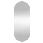 Vidaxl miroir mural 20x50 cm verre ovale
