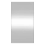 Vidaxl miroir mural 50x100 cm verre rectangulaire