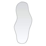 Vidaxl miroir mural argent� 100x45 cm