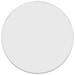 Vidaxl miroir mural argent� � 60 cm rond