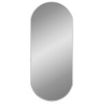 Vidaxl miroir mural argent� 70x30 cm ovale