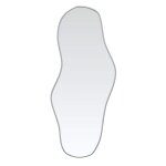 Vidaxl miroir mural argent� 80x35 cm