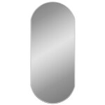 Vidaxl miroir mural argent� 80x35 cm ovale