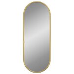 Vidaxl miroir mural dor� 40x15 cm ovale