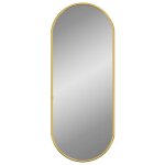 Vidaxl miroir mural dor 50x20 cm ovale